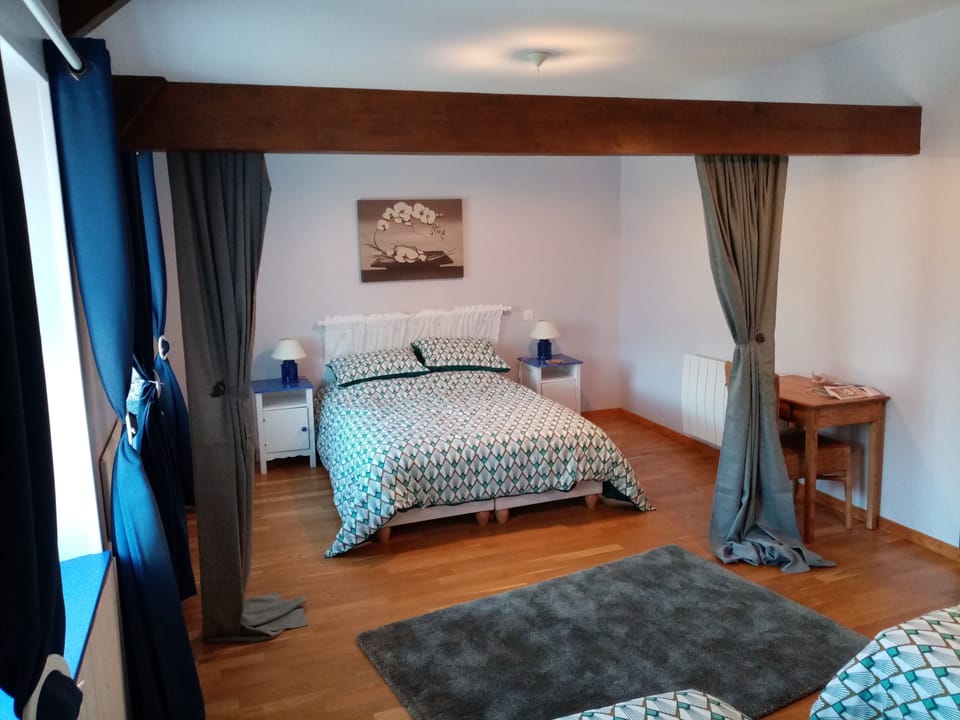 Family Quadruple Room, Garden View | Individually decorated, individually furnished, laptop workspace
