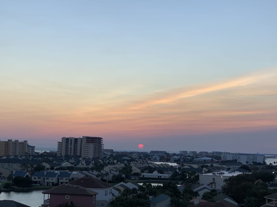 Sunset view from Terrace 801