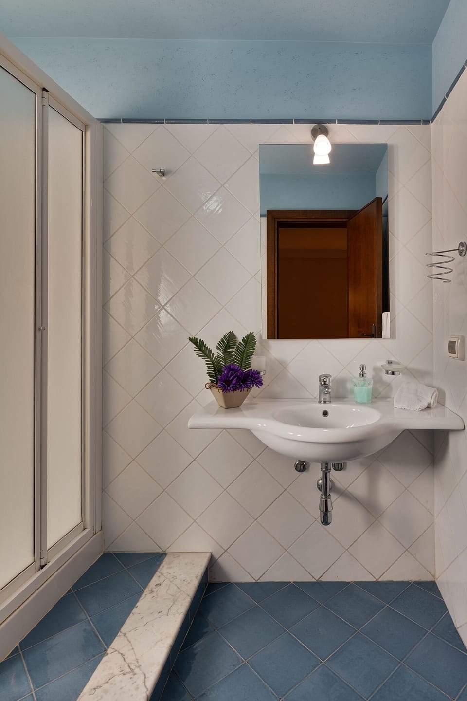 Shower, rainfall showerhead, hair dryer, bidet