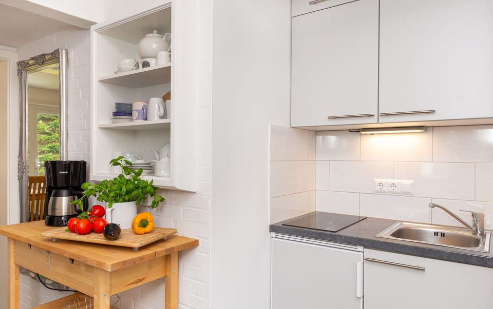 Kitchenette in the holiday apartement Hortensie