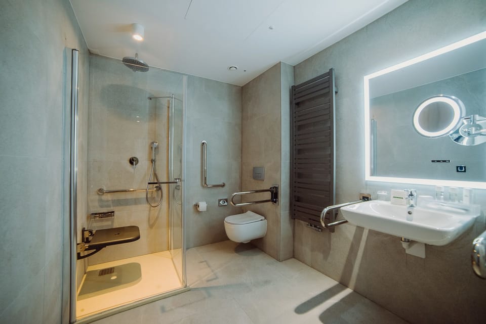 Deluxe Room | Bathroom | Free toiletries, hair dryer, bathrobes, towels