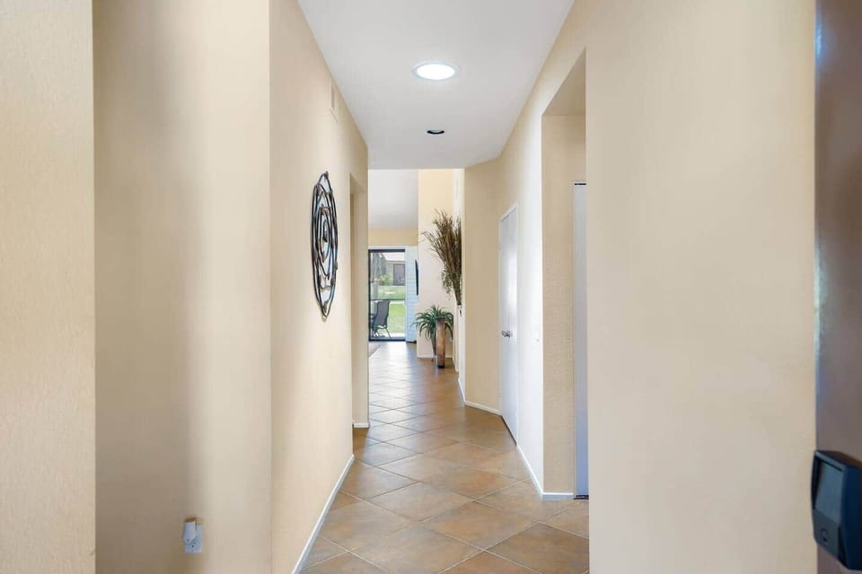 Hallway view from front door.