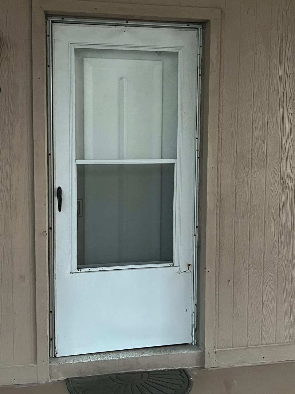 Front door with screen 