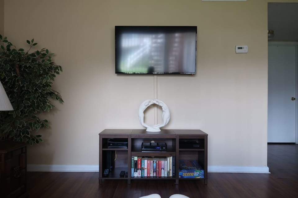 Living room entertainment wall