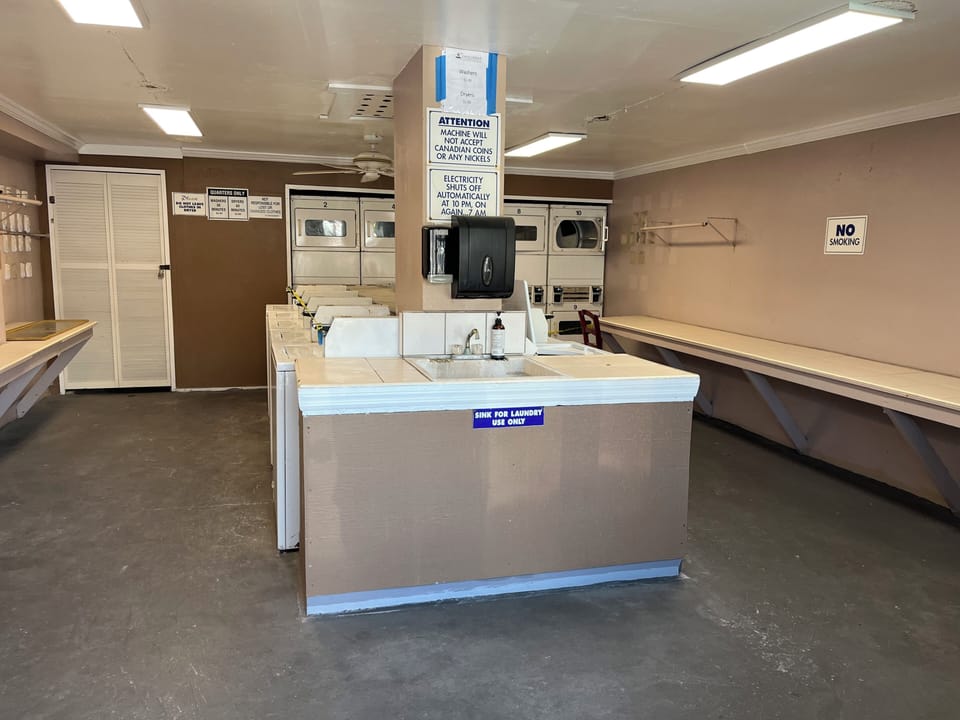 Laundry room on site