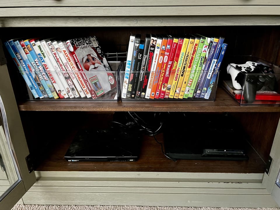 Blu Ray movies and PS3 games