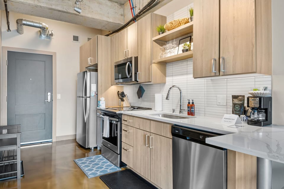 Fully equipped kitchen