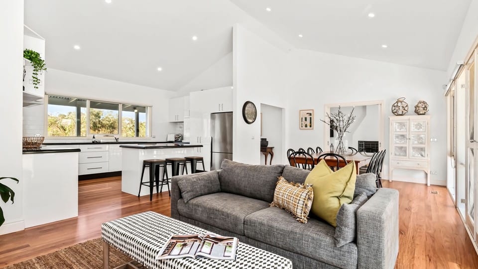 Second living, dining and fully equipped kitchen