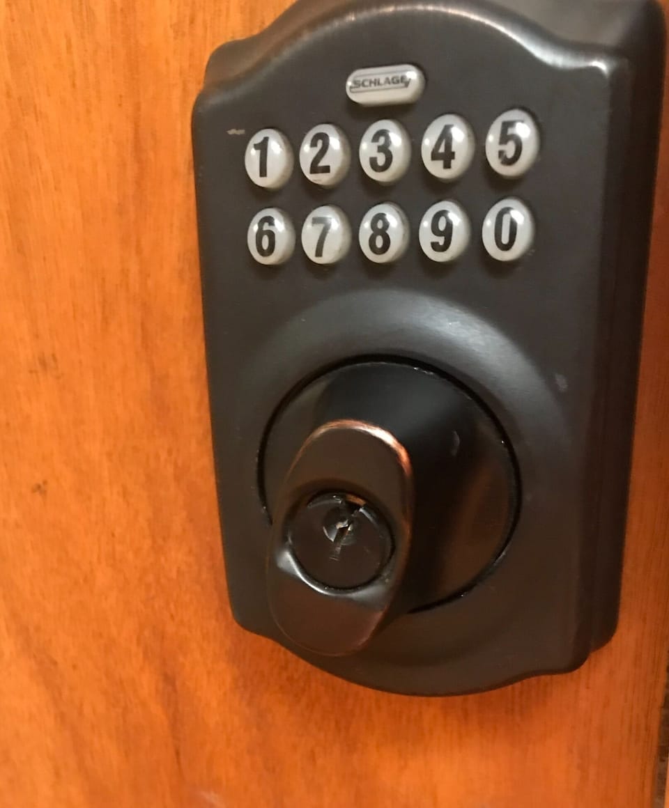 Digital locks throughout so you don’t have to worry about losing a key