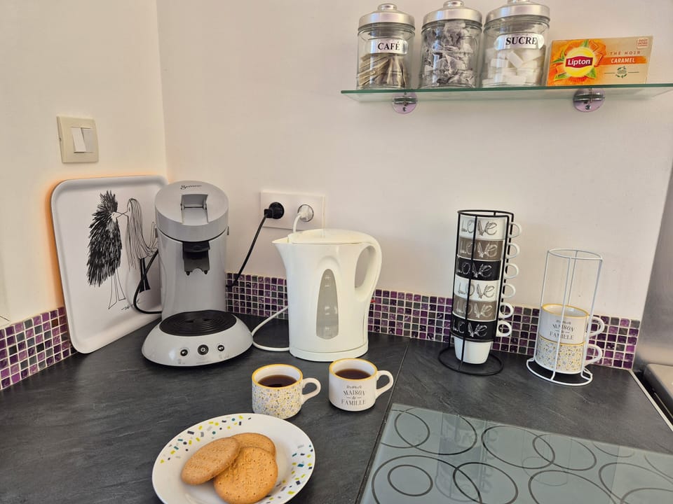 coffee making area