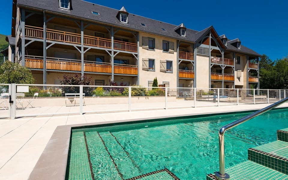 The pool is open from July to August!
