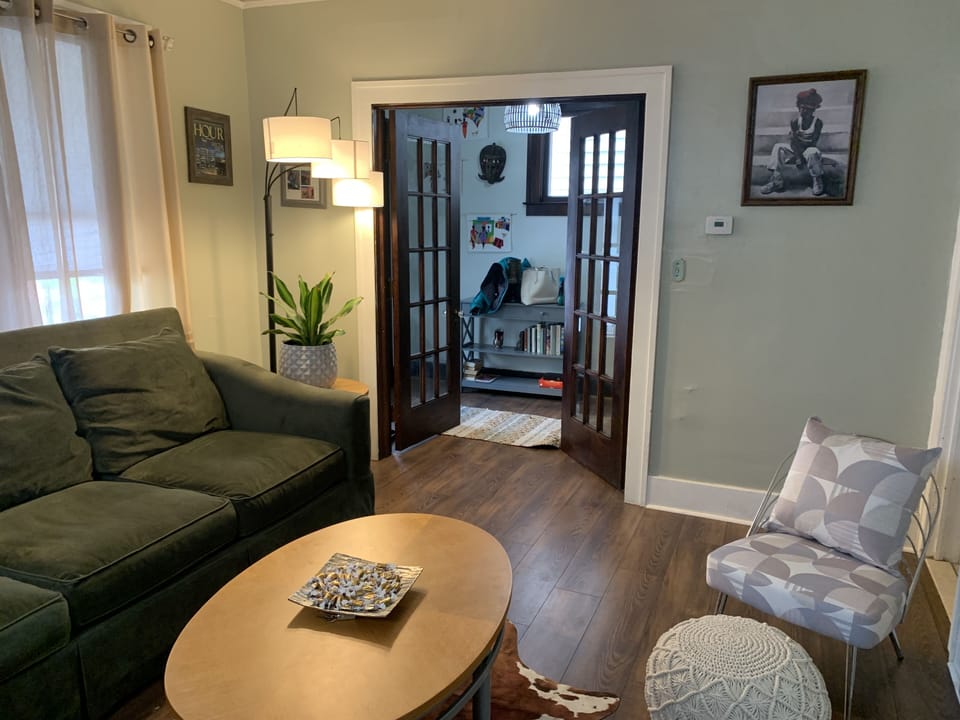 Lean back, relax and enjoy the "at home" feel.