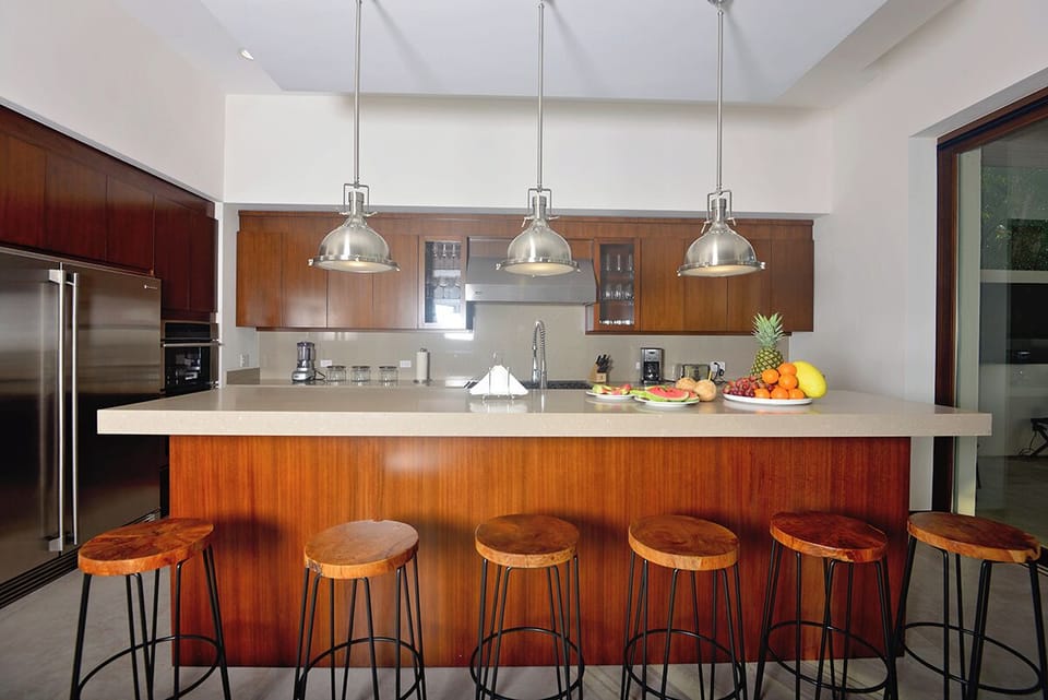 Fully equipped gourmet kitchen, that has everything you need for your stay.