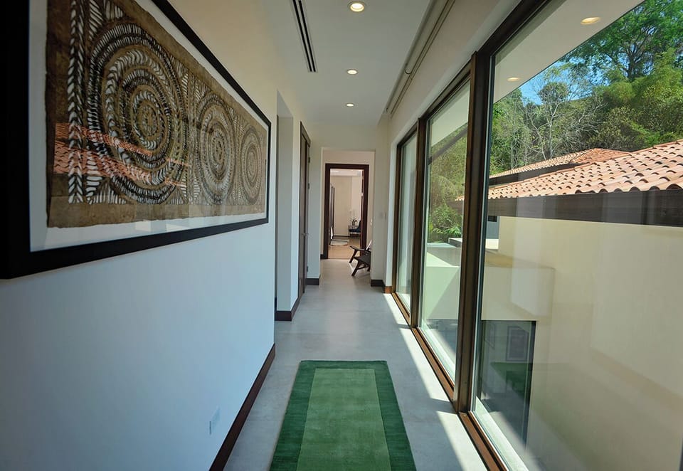 Hallway to second floor master bedroom.
