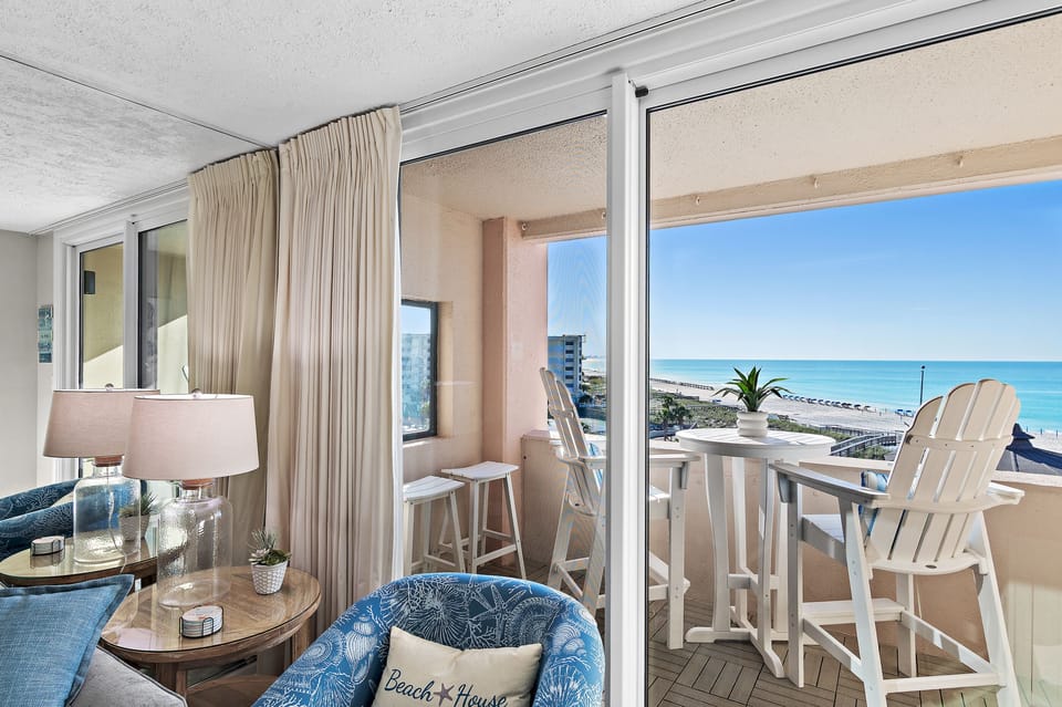Living Area and Balcony Entrance