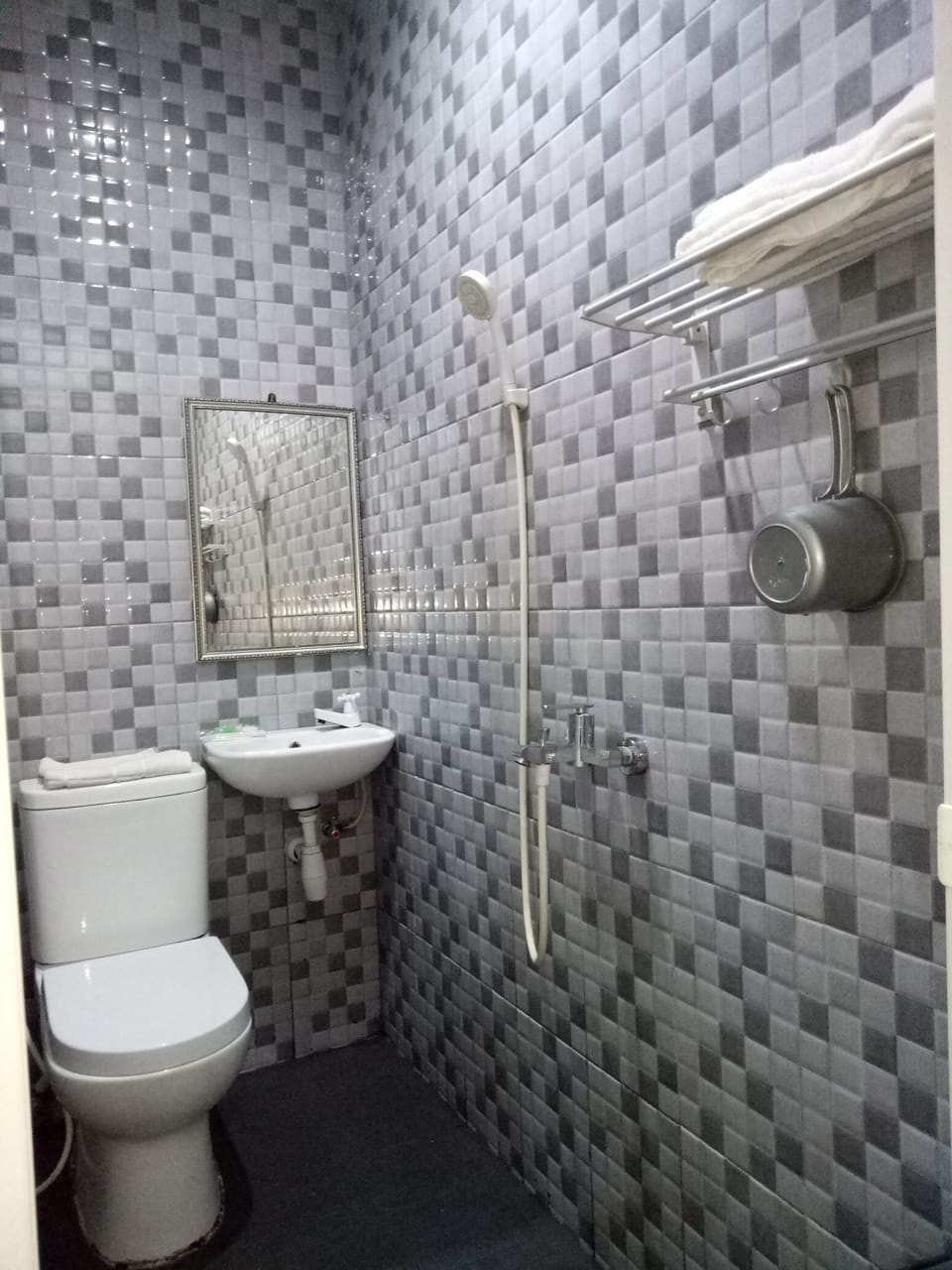 Deluxe Double Room | Bathroom | Shower, free toiletries, bidet, towels