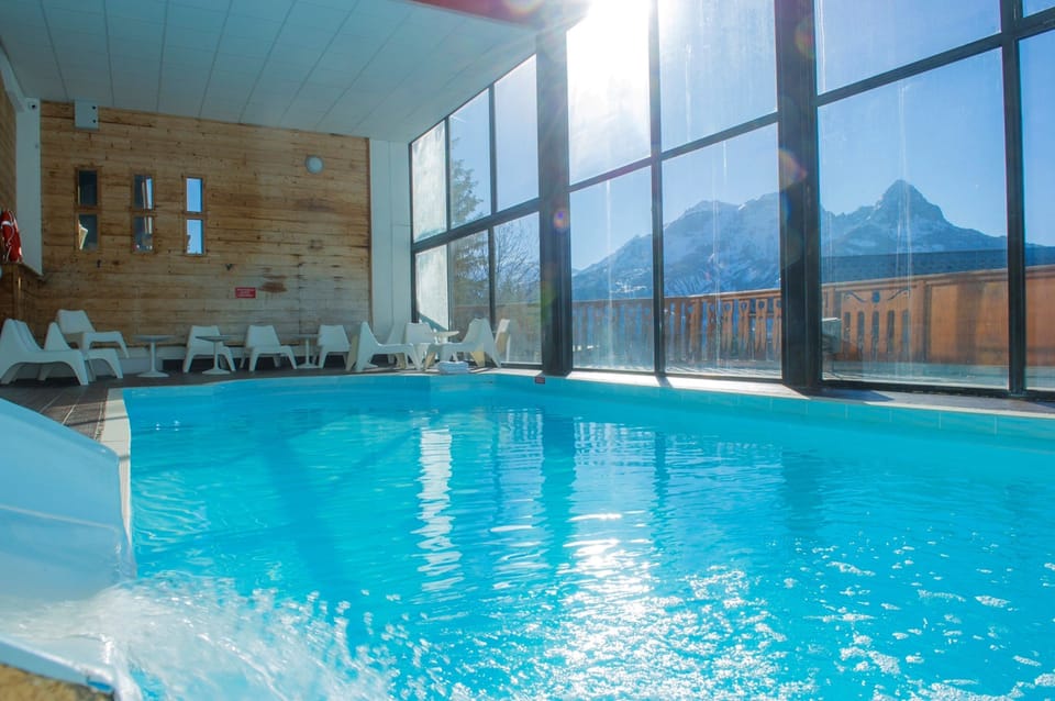 When you request the all inclusive package for €50/day, you'll have access to the amenities in the neighbouring Hôtel des Bergers!