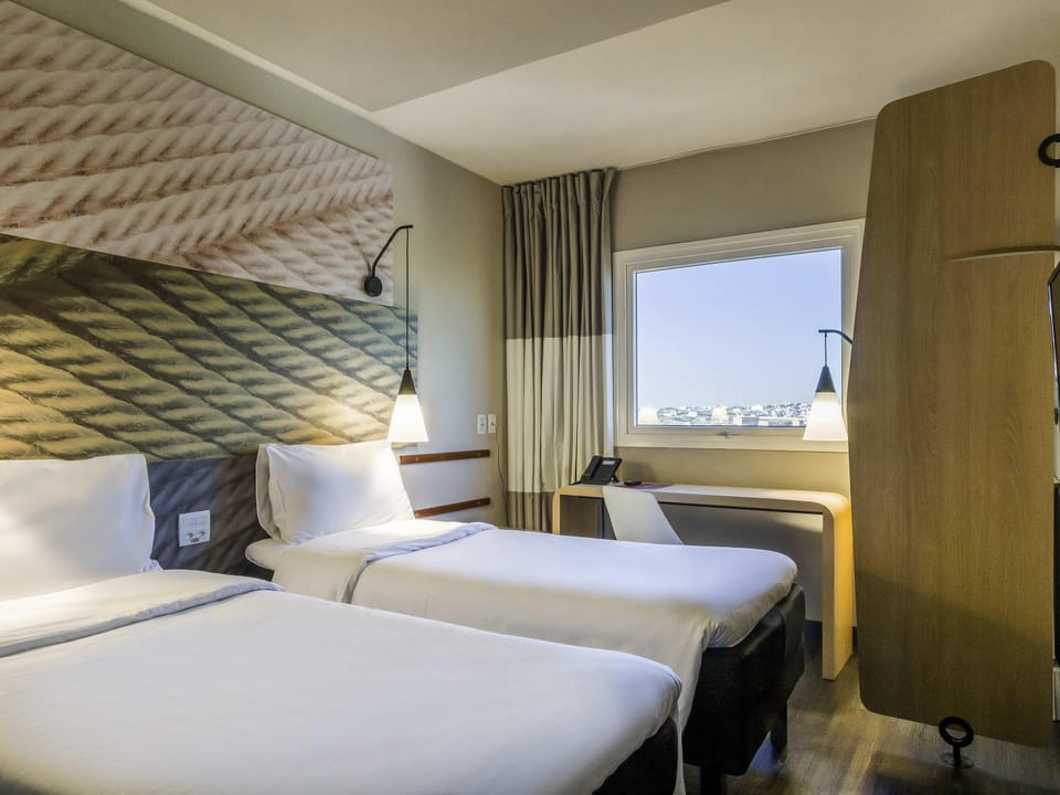 Standard Room, 2 Twin Beds | Minibar, desk, blackout drapes, soundproofing