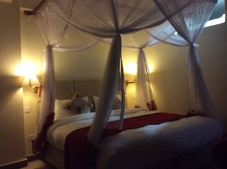 Premium bedding, memory foam beds, desk, free WiFi
