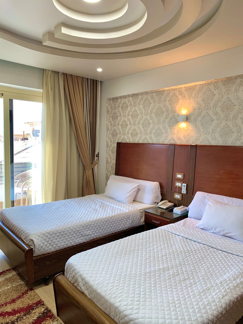 Egyptian cotton sheets, premium bedding, memory foam beds, minibar