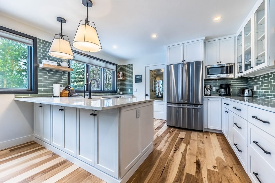 Kitchen - Fresh remodel, granite countertops, and stainless steel appliances