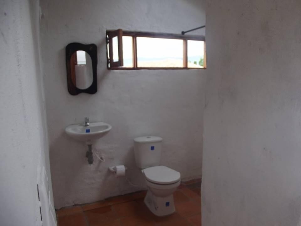 Tent, Private Bathroom, Garden Area | Bathroom | Shower, rainfall showerhead, towels, soap