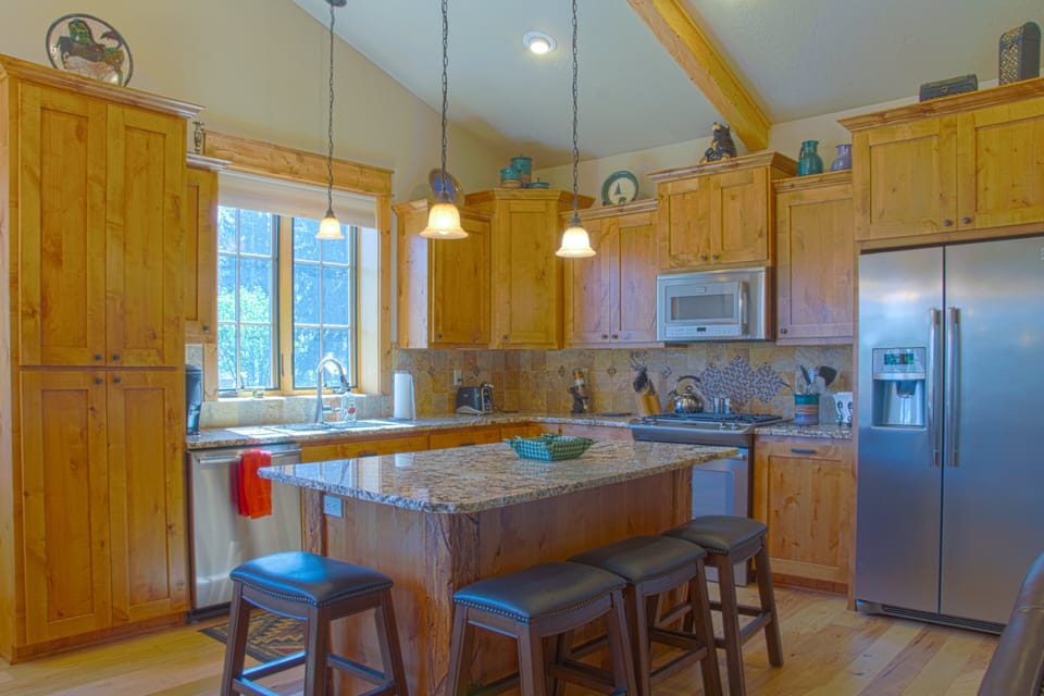 The fully stocked kitchen will have everything you need to cook delicious meals
