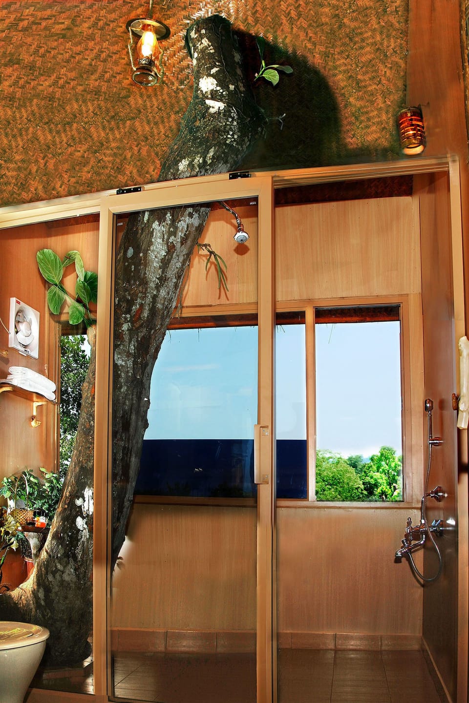 Family Tree House, 1 King Bed, 2 Bathrooms, Valley View,(Child below 04 years strictly not allowed) | Bathroom | Shower, rainfall showerhead, free toiletries, hair dryer