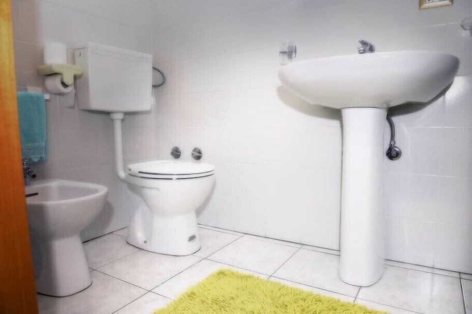 Shower, rainfall showerhead, hair dryer, bathrobes