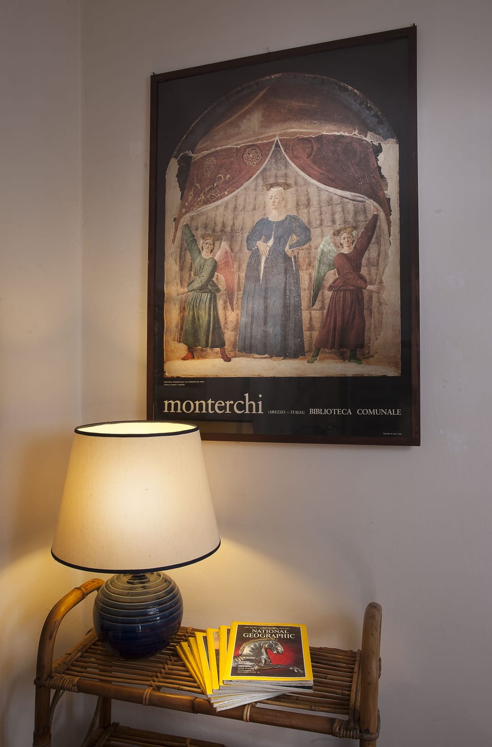 Living room detail - Piero della Francesca's "Madonna del Parto" in Monterchi