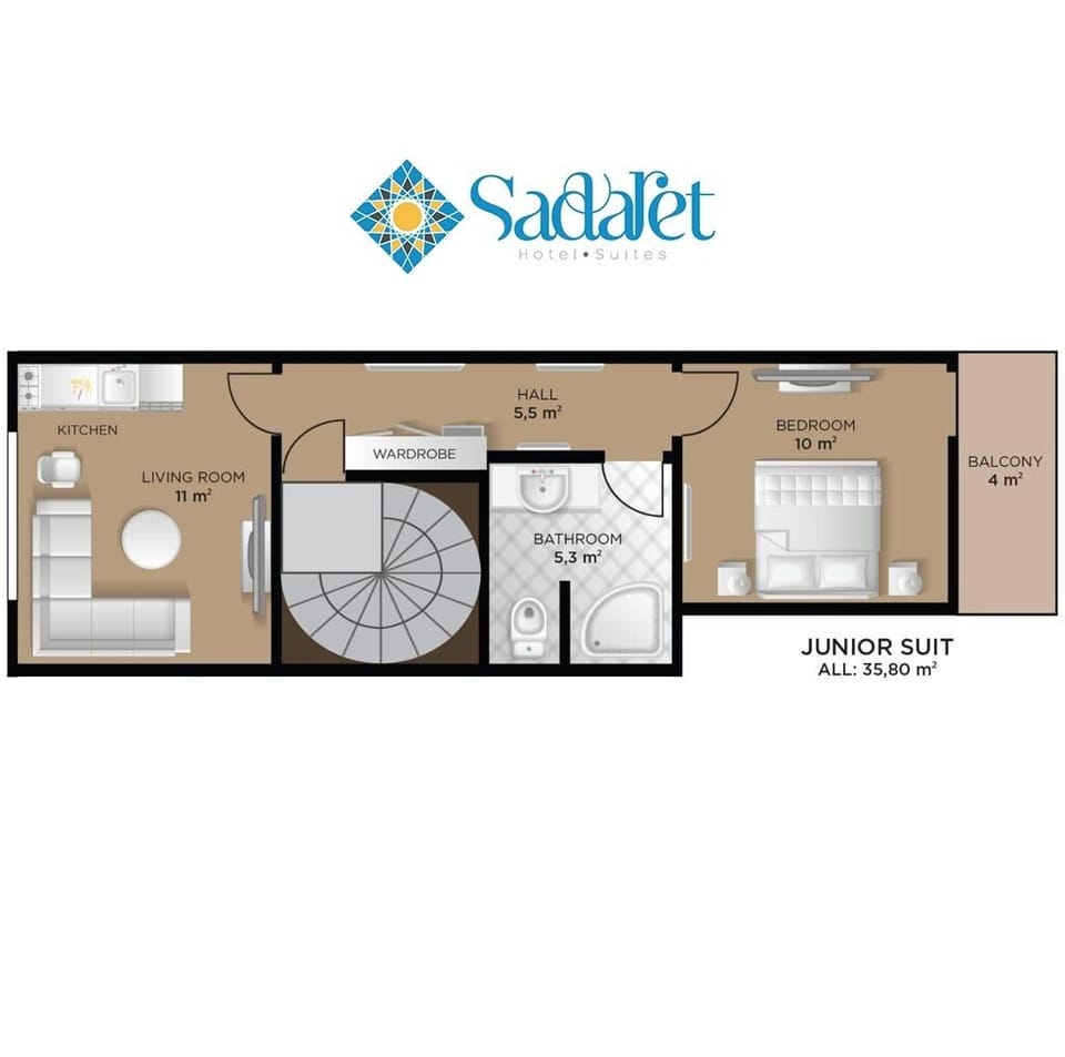 Junior Suite | Floor plan