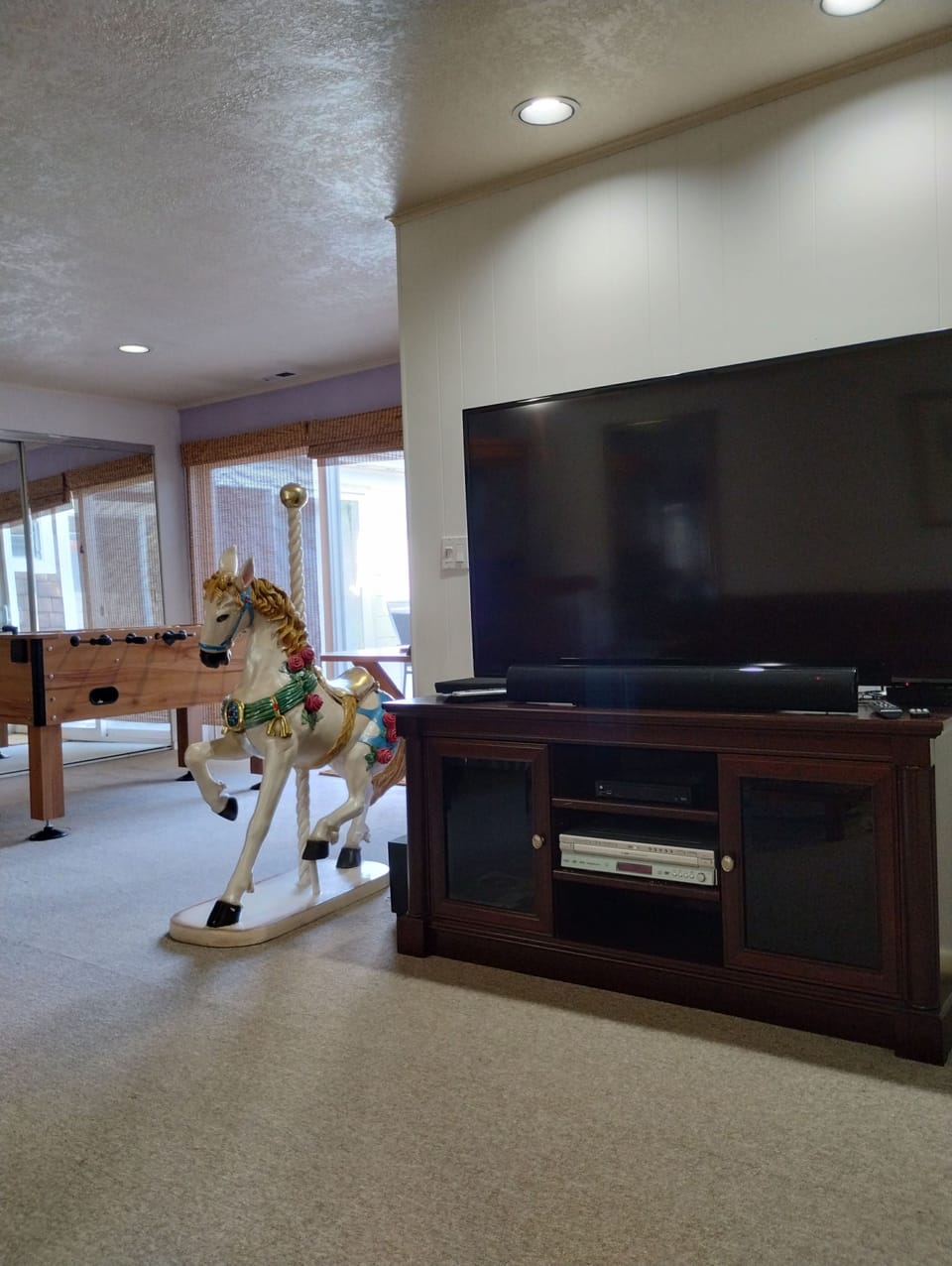 New Flat Screen and Sound Bar