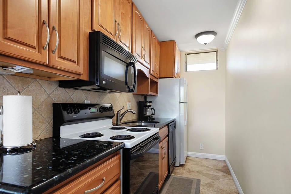 Fully stocked kitchen