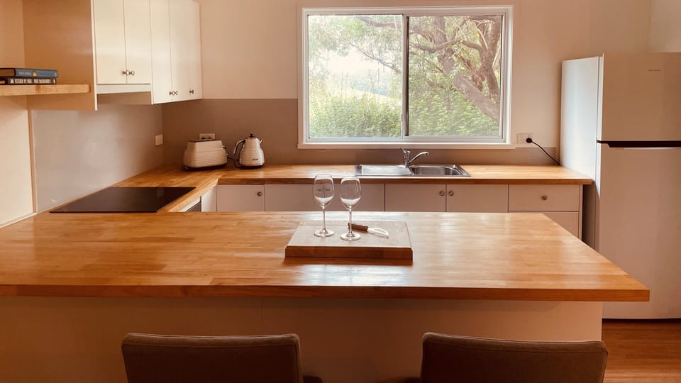 Superior Apartment, 1 King Bed, Jetted Tub, Valley View | Private kitchen | Espresso maker, coffee/tea maker, mini-fridge, stovetop