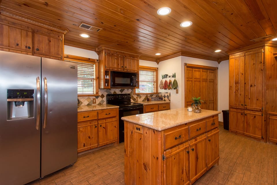 More views of the stunning kitchen.