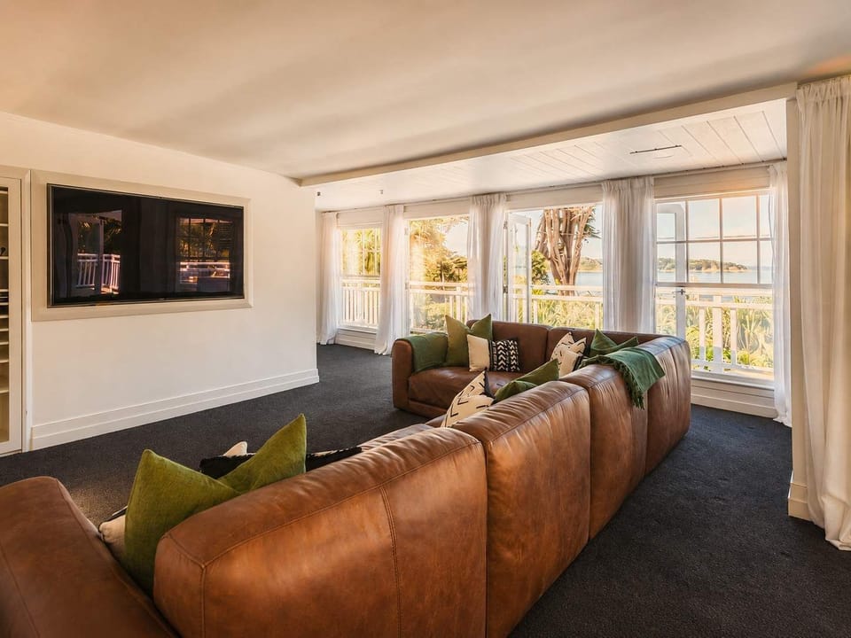 Open Plan Living with Smart TV with Balcony Access