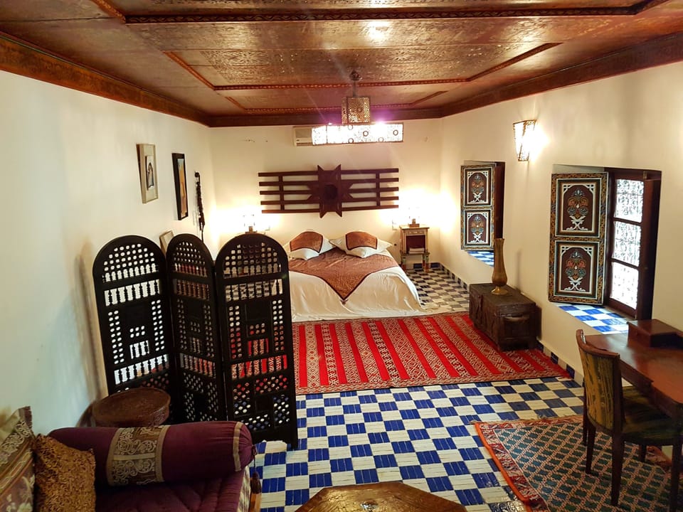 Double Room (Salma) | Egyptian cotton sheets, premium bedding, memory foam beds, in-room safe