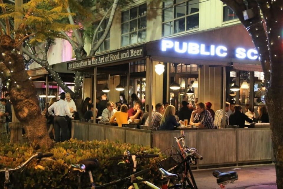 Downtown Culver City dining scene.