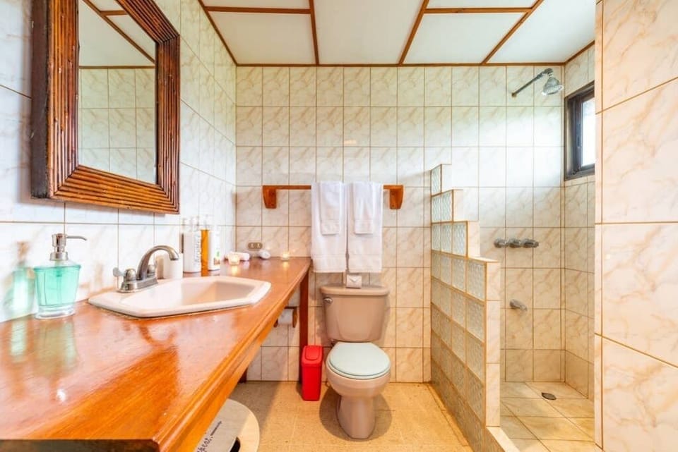 Main house - Master bedroom, bathroom