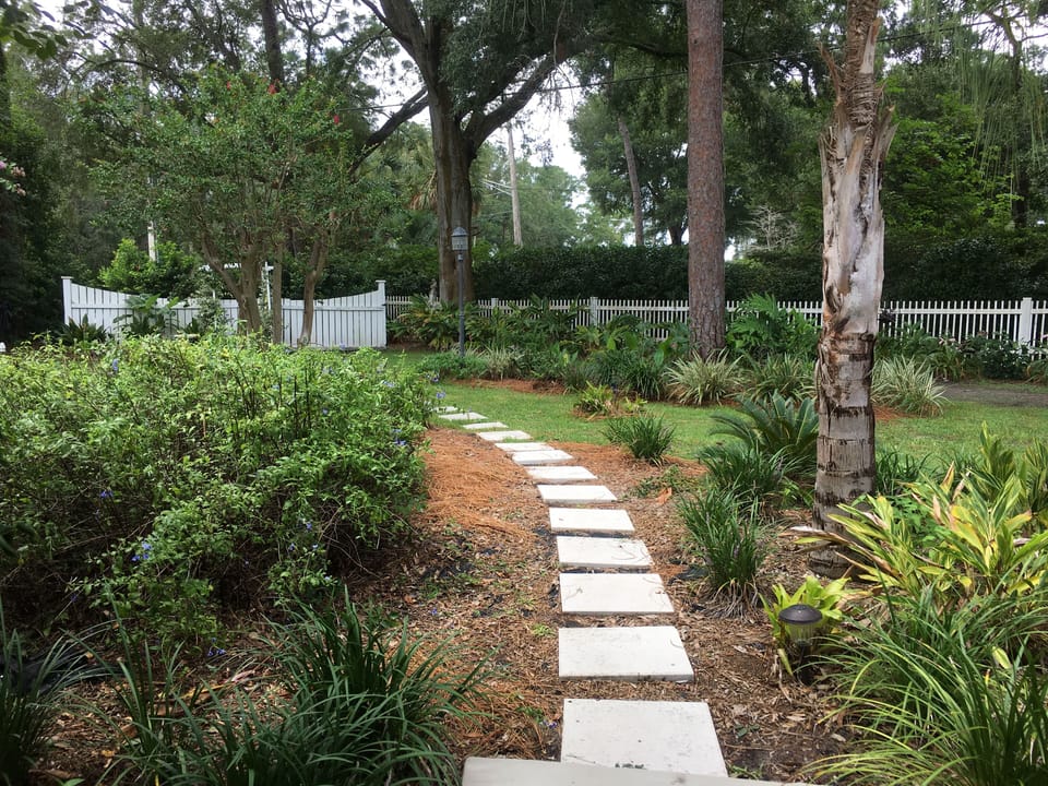 Entering Cottage walkway