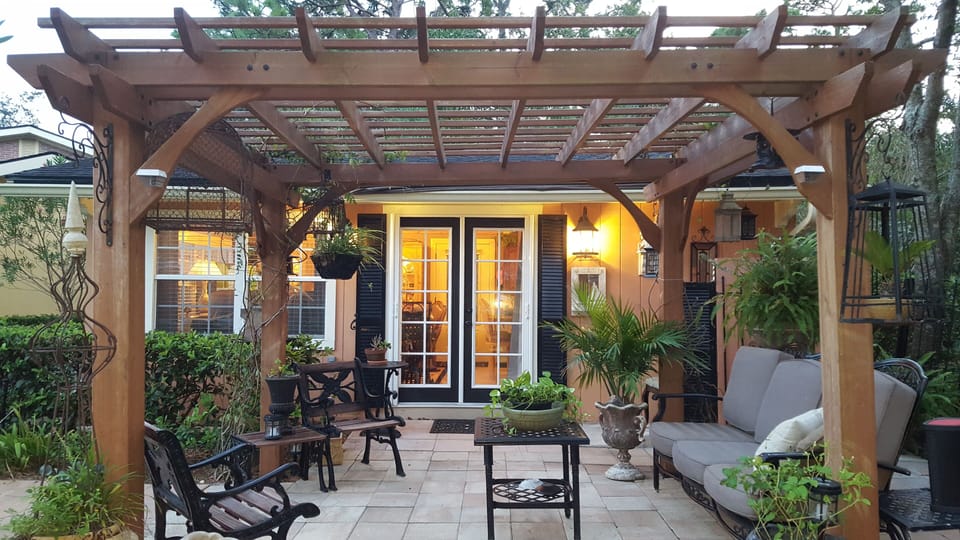 Private patio