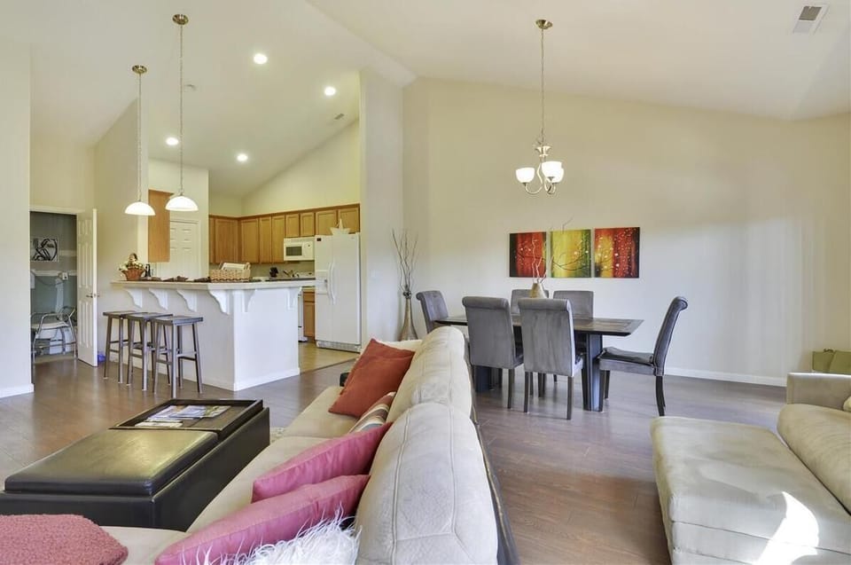 Living Room, Kitchen and dining room