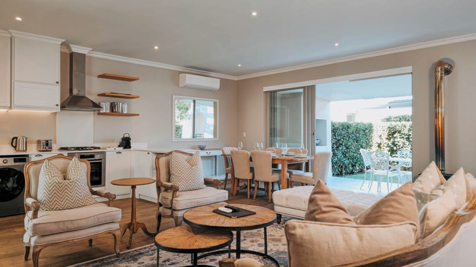 Luxury Villa, Mountain View | Living area | 60-inch Smart TV with digital channels, Netflix, streaming services