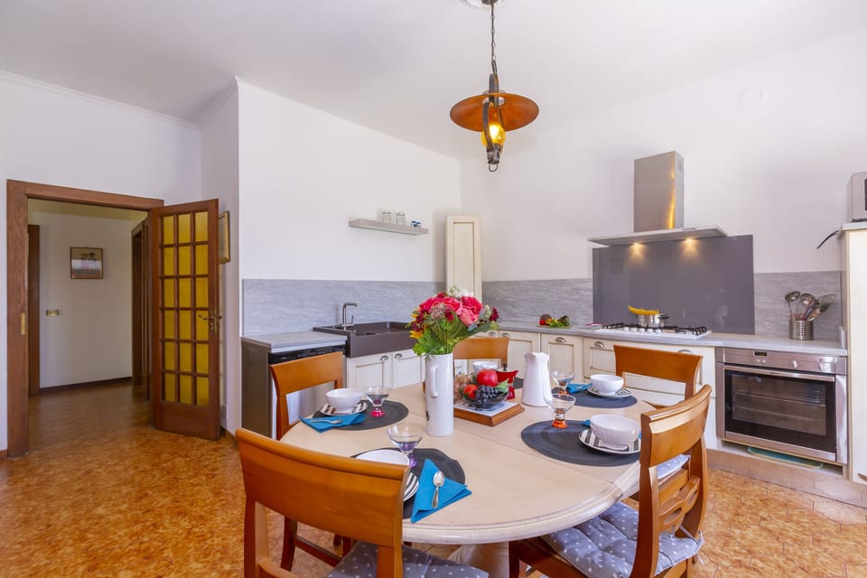 Kitchen and dining area