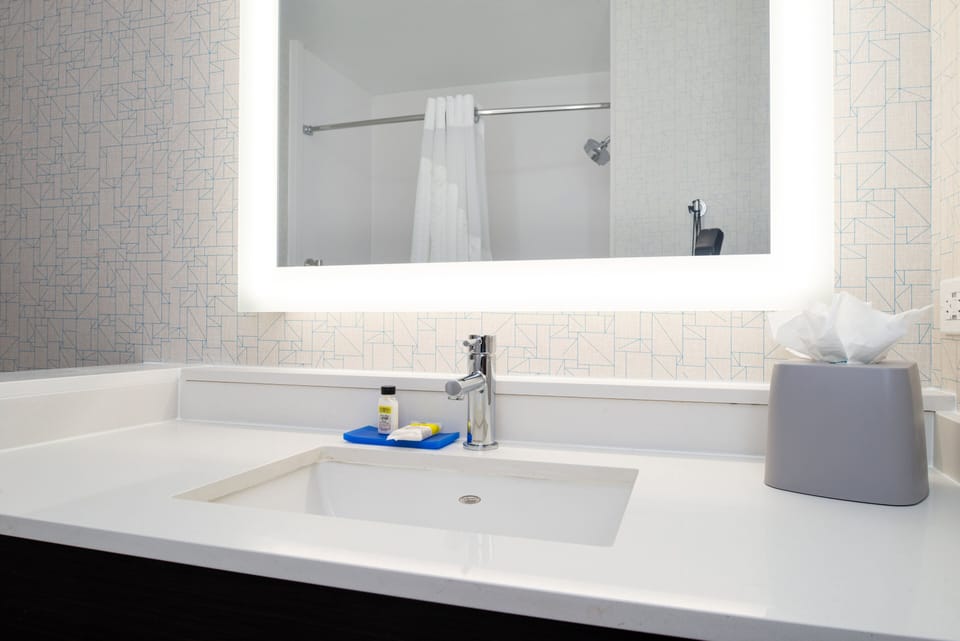 Free toiletries, hair dryer, towels