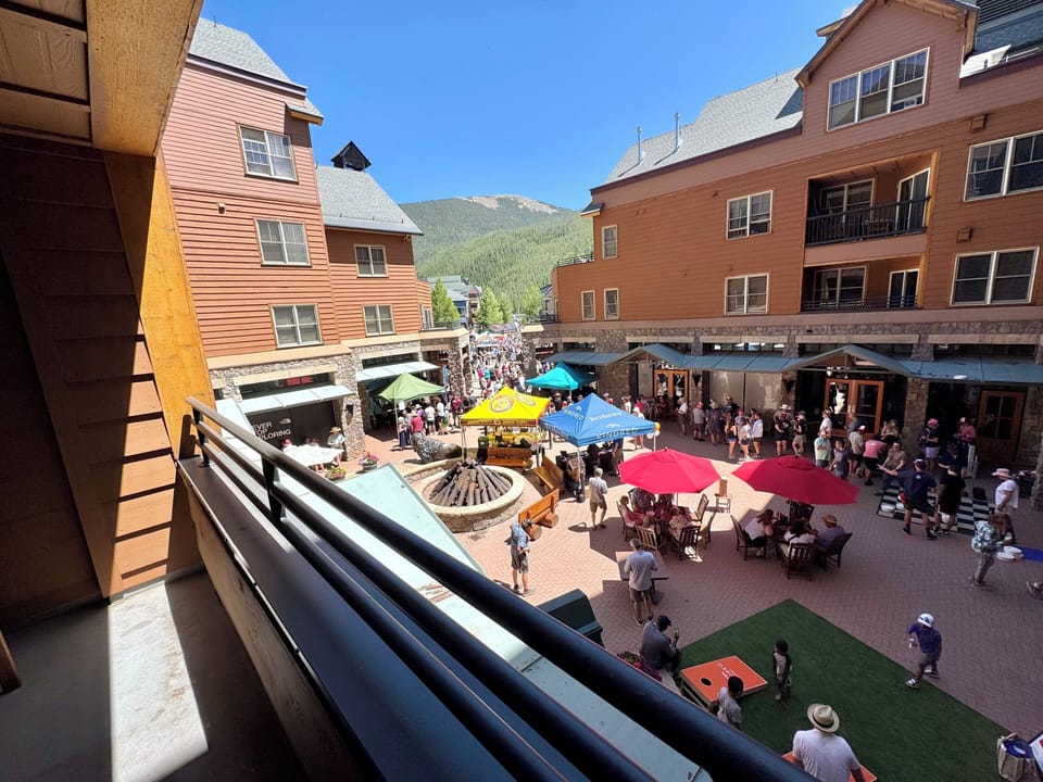 Perfect location overlooking Keystone Summer Festivals! #summer