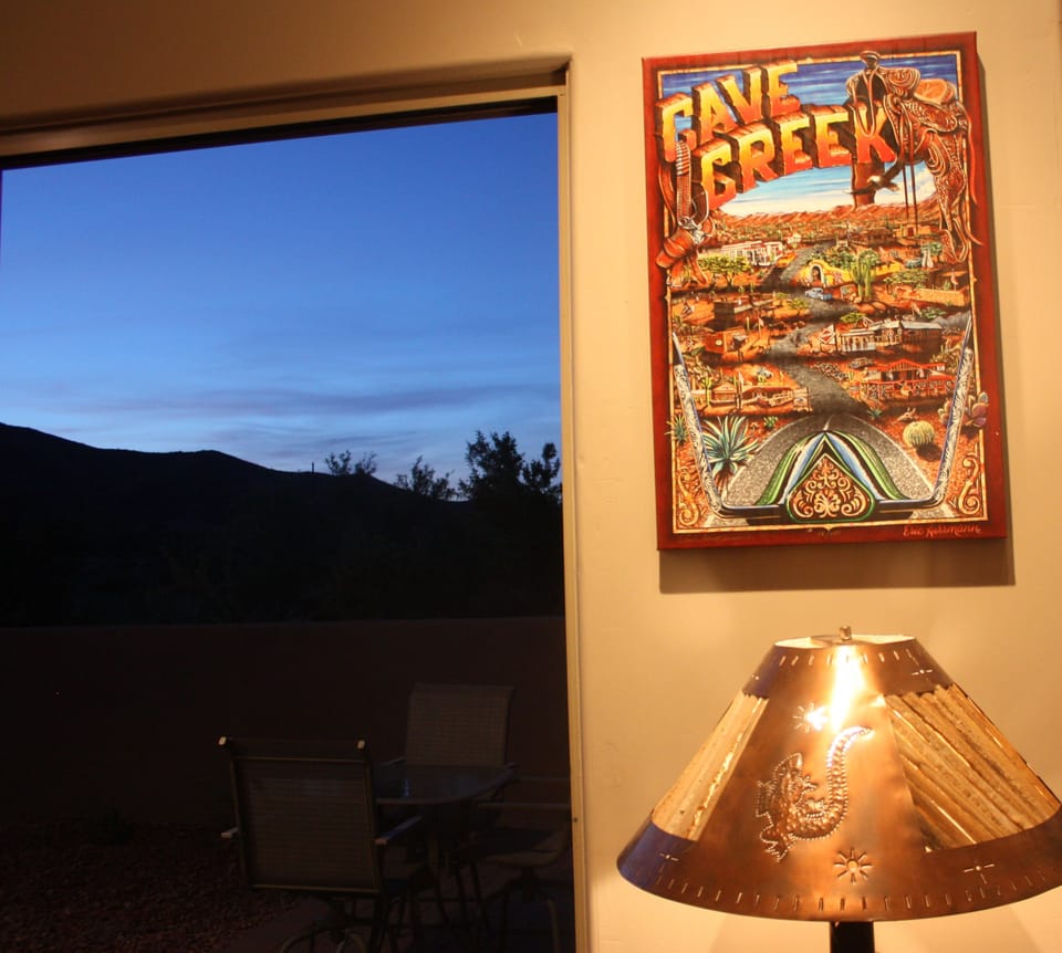Beautiful mountain views.