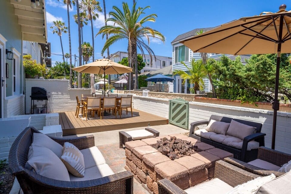 Cozy up next to the fire pit with your favorite people
