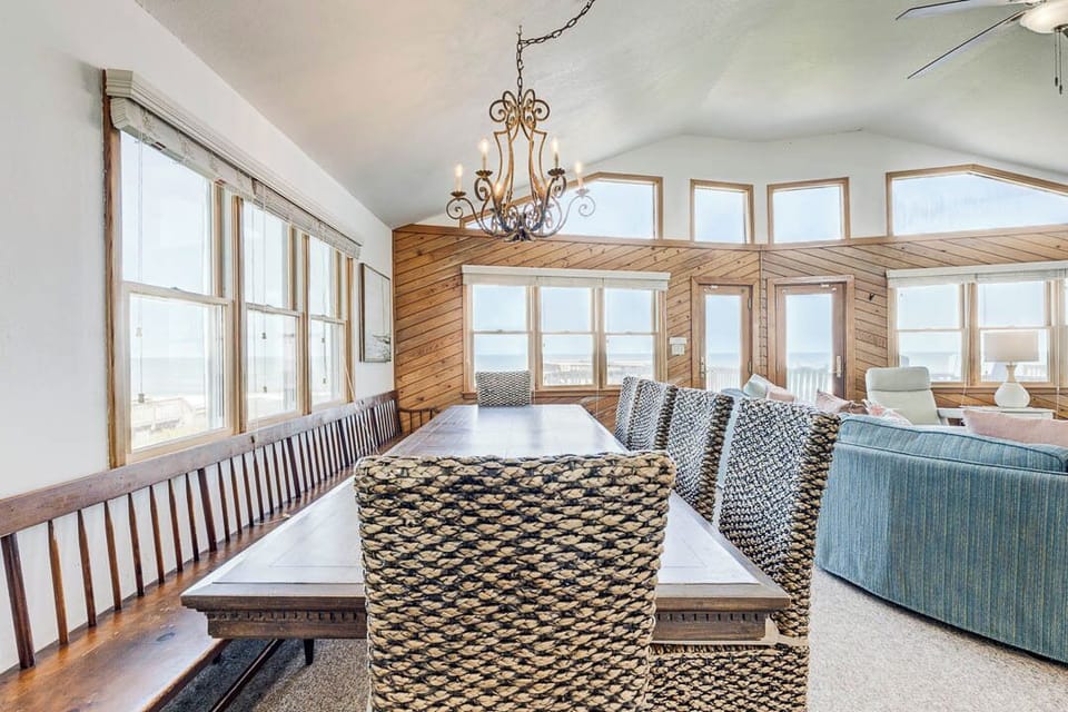 Top-Level Dining Room with Table (seats 12)