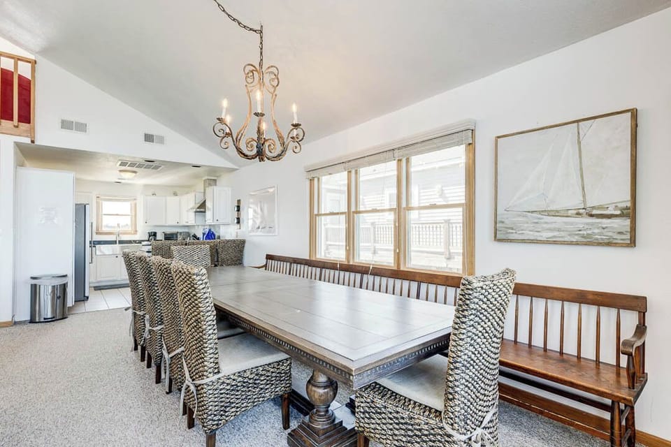 Top-Level Dining Room with Table (seats 12)
